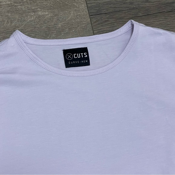 2 Cuts Clothing Long Sleeve Tee T-Shirt Crew Neck Curve Hem Pyca Pro Sz XL NEW - Picture 4 of 13